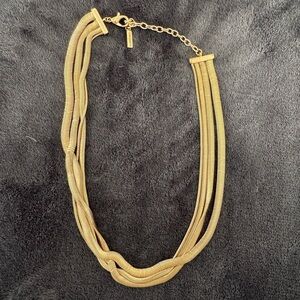 Elegant Multi-Strand Gold Necklace